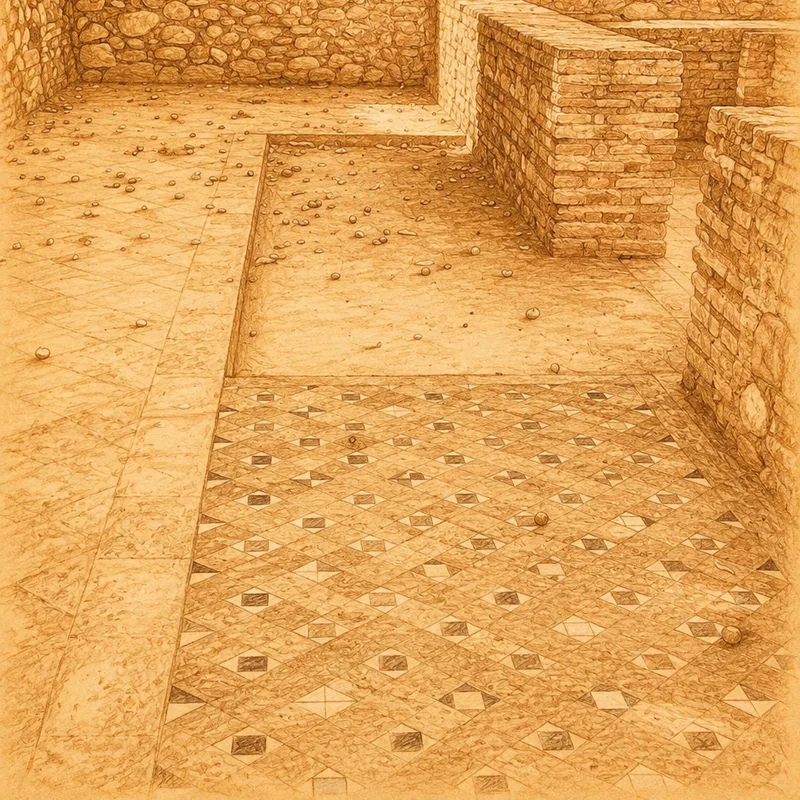 Restos de las casas de la Calle Real de la Alhambra